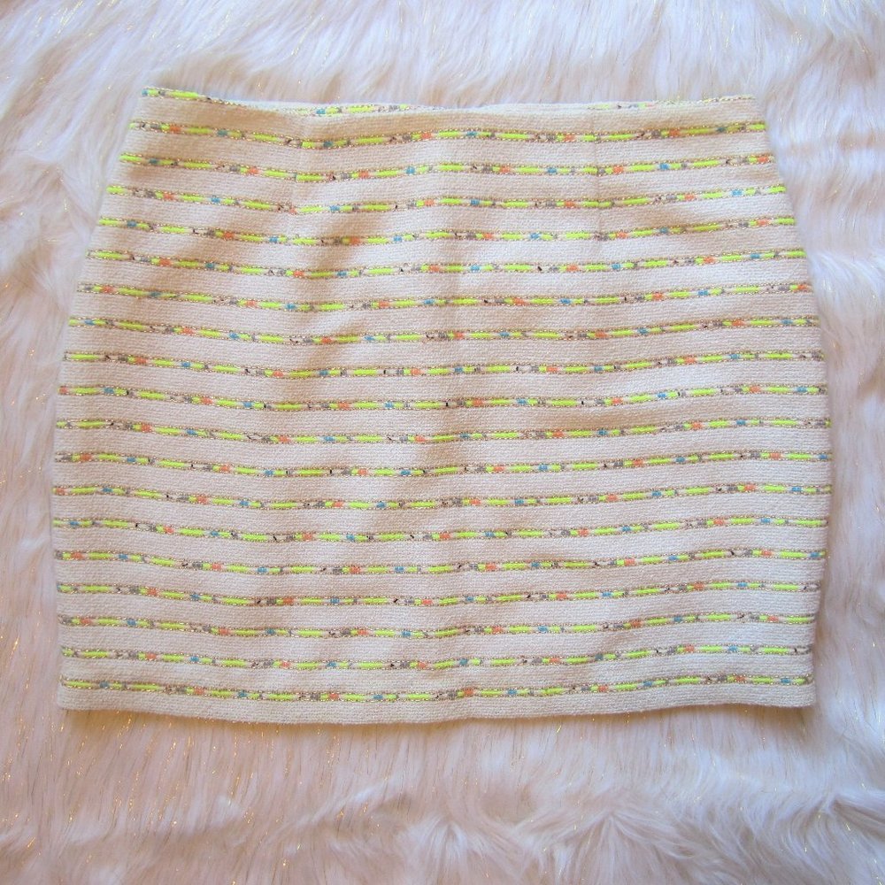 Olive + Oak Neon Stripe Skirt